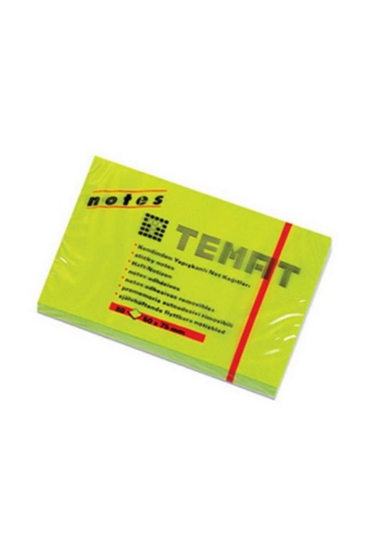 Temat Yapışkanlı Not Kağıdı 50 x 75 mm Yeşil