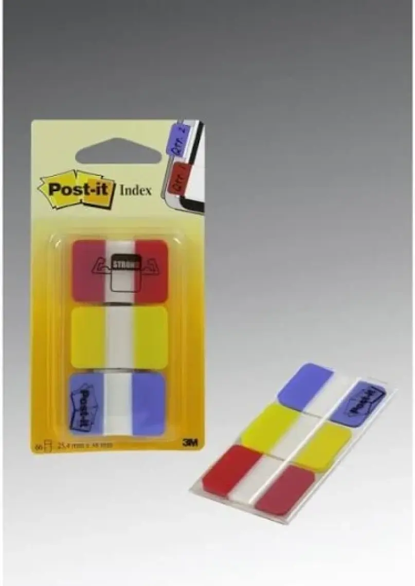 Post-It Index Separatör 3 Renk X 22 Adet 686-Ryb
