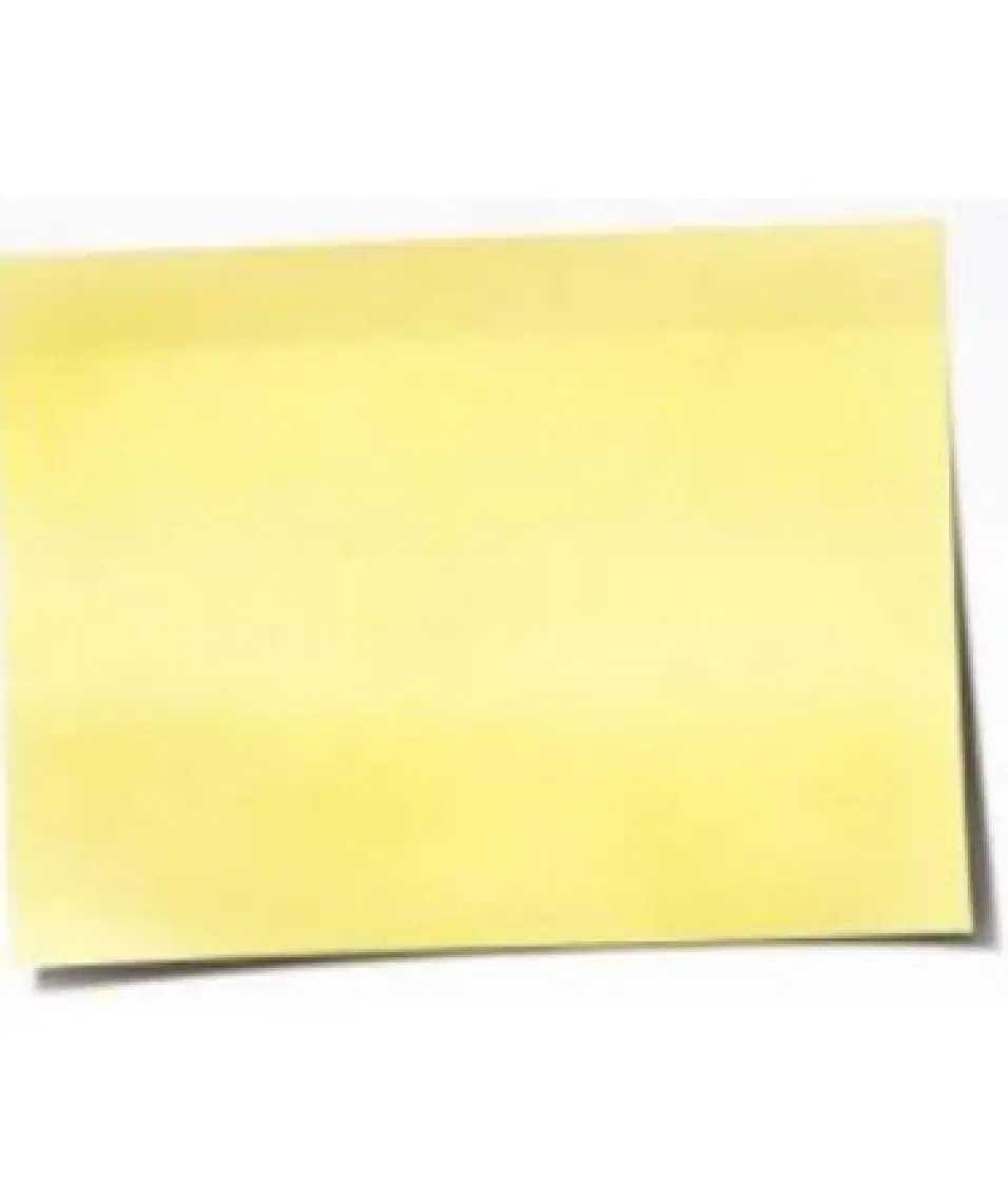 3M Post-It 653 Yapışkanlı Not Kağıdı 100 Yaprak 38 x 51 cm Sarı 12'li