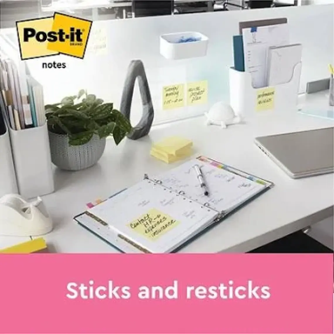 3M Post-It 653 Yapışkanlı Not Kağıdı 100 Yaprak 38 x 51 cm Sarı 12'li