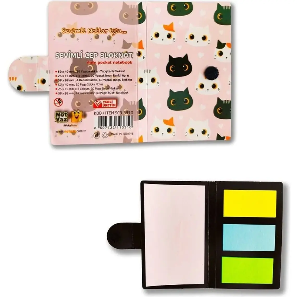 Notyaz SCB-3310 Mini Cep Notebook