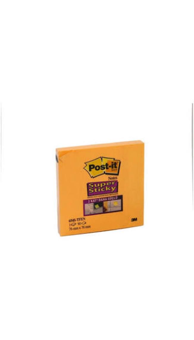 Post-İt 654-S Tfen Super Sticky Not 90 Yaprak 76 x 76 mm