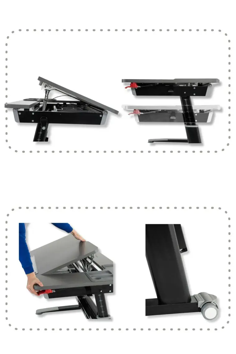 Creo Mobili Ofis Çalışanlarına Uygun Çekmeceli Çalışma Masası - 120x75 Cm, Antrasit/Gri - Sirius Basic
