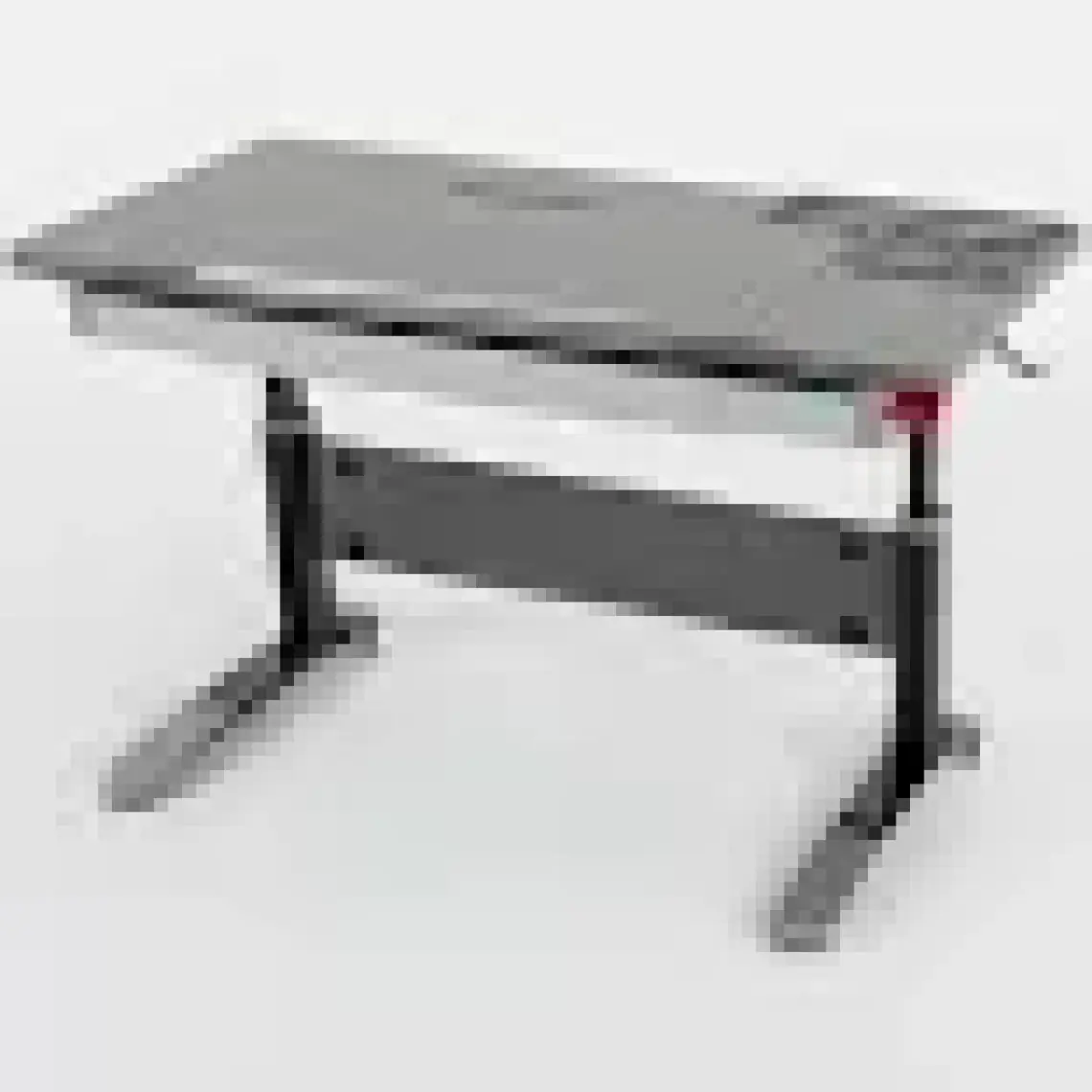 Creo Mobili Ofis Çalışanlarına Uygun Çekmeceli Çalışma Masası - 120x75 Cm, Antrasit/Gri - Sirius Basic
