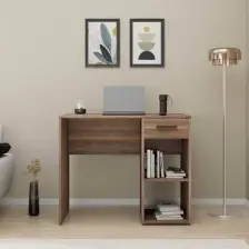 Adore Trendline Çekmeceli Çalışma Masası - Oslo Ceviz