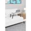 Furnature Design Katlanır Laptop Masası Sehpası Çalışma Yatak Kahvaltı Masası 60X35 cm Beyaz