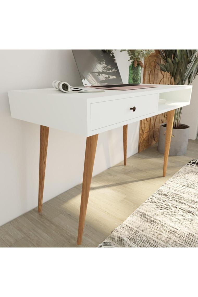 Bimossa S5110 Janus Çalışma Masası Çekmeceli Beyaz