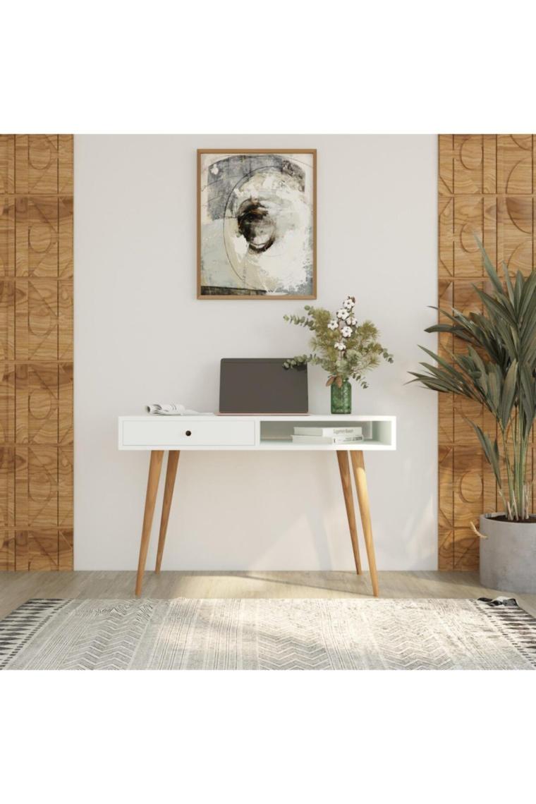 Bimossa S5110 Janus Çalışma Masası Çekmeceli Beyaz