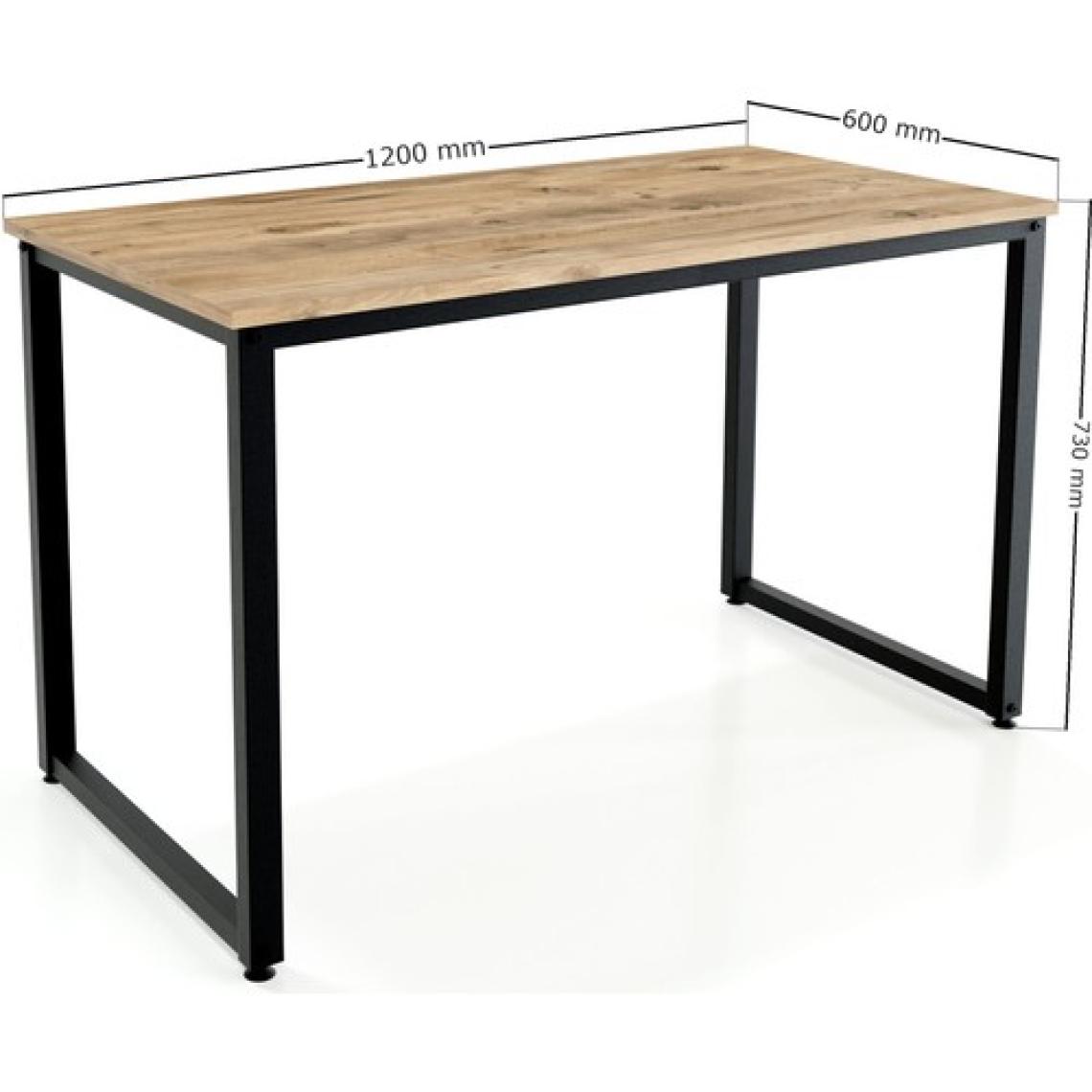 Ceramical 60 x 120 cm Çalışma  Masası Bilgisayar Masası Ofis Masası - Atlantik Çam