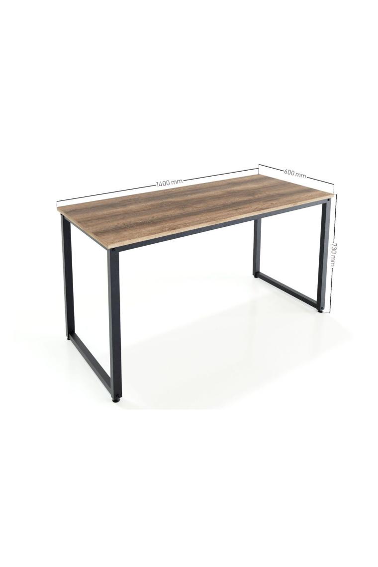 Ceramical MS1 Metal Ayaklı Çalışma Masası - 140cm - Ceviz