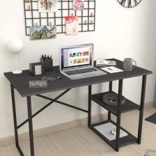60x120 Cm 2 Raflı Çalışma Masası Bilgisayar Masası Ofis Ders Yemek Masası Antrasit