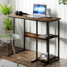 Ceramical Msr2 Raflı Çalışma Masası, Bilgisayar Masası, Ofis Masası - Ceviz