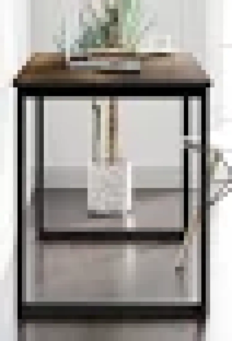 Ceramical MS1 Metal Ayaklı Çalışma Masası - 120cm - Ceviz