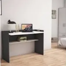 Bimossa Nazende Çalışma Masası  Antrasit Beyaz