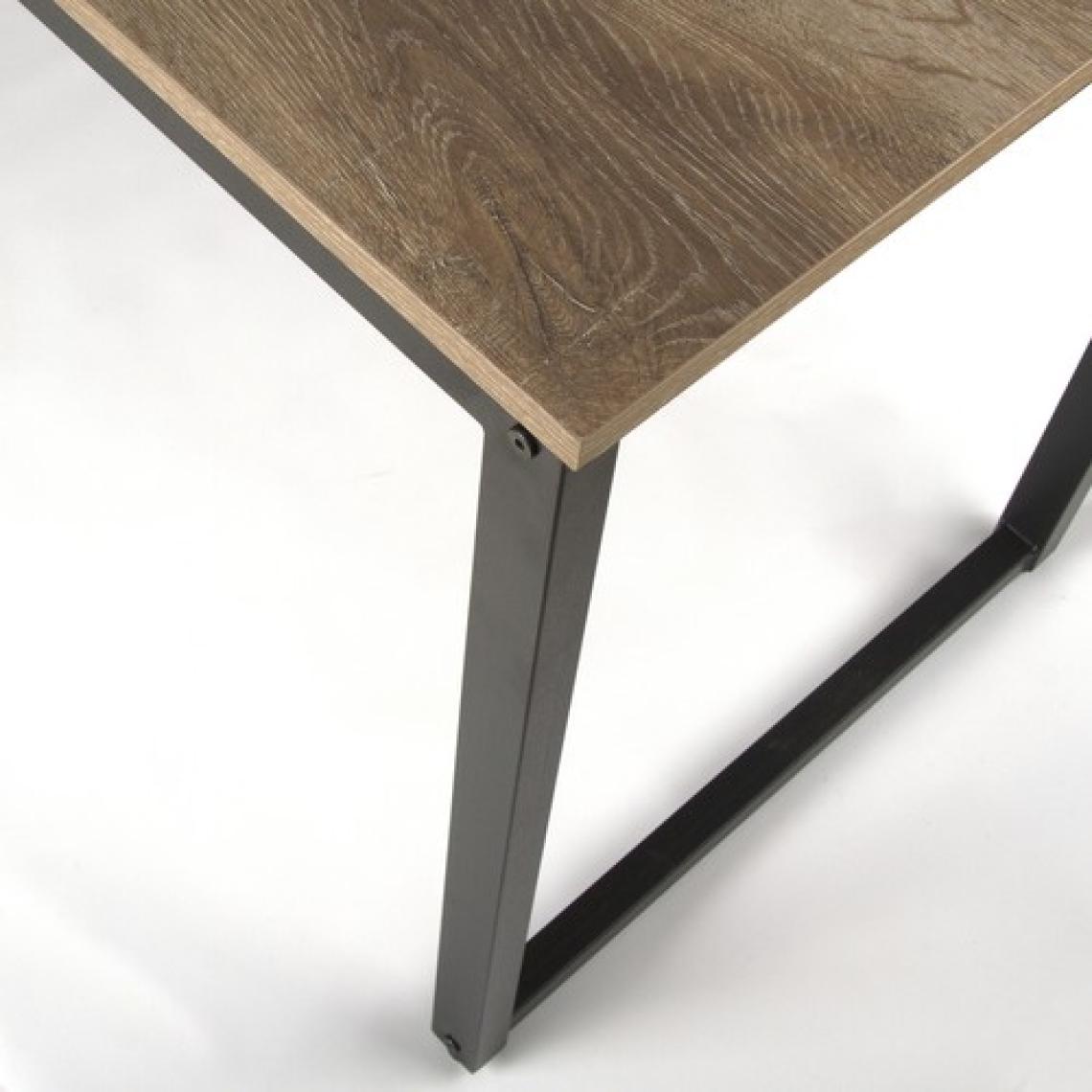 Ceramical MS1 Metal Ayaklı Çalışma Masası - 120cm - Ceviz