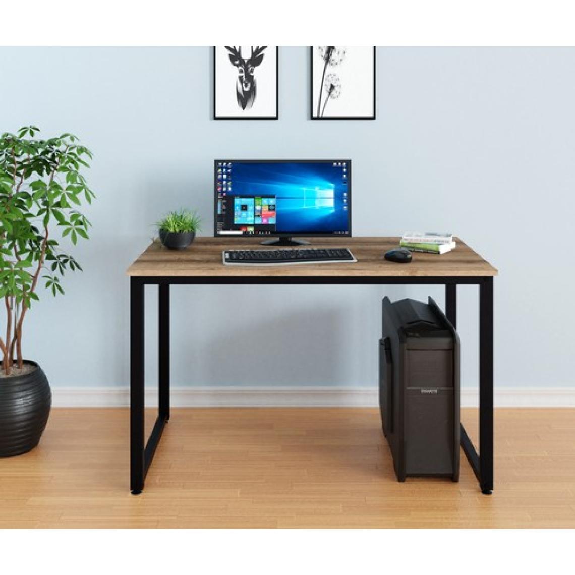 Ceramical MS1 Metal Ayaklı Çalışma Masası - 120cm - Ceviz