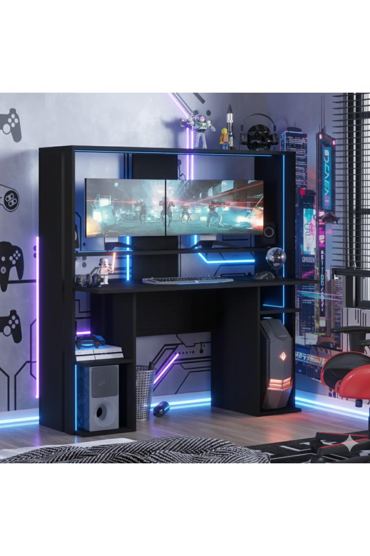 Robin Home Dragon Oyuncu Masası Gamer Masa Gaming Bilgisayar Masası Siyah