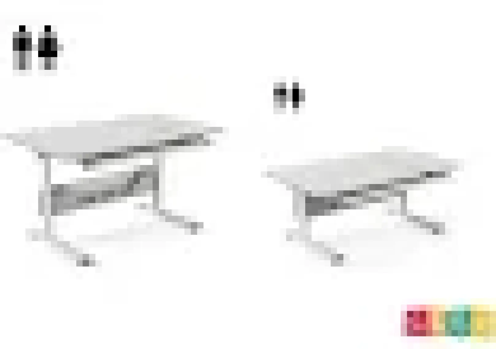 Creo Mobili Erkek Çocuk Çalışma Masası Yükseklik Ayarlı - 130x70 Cm, Beyaz/Mavi - Vega Simple
