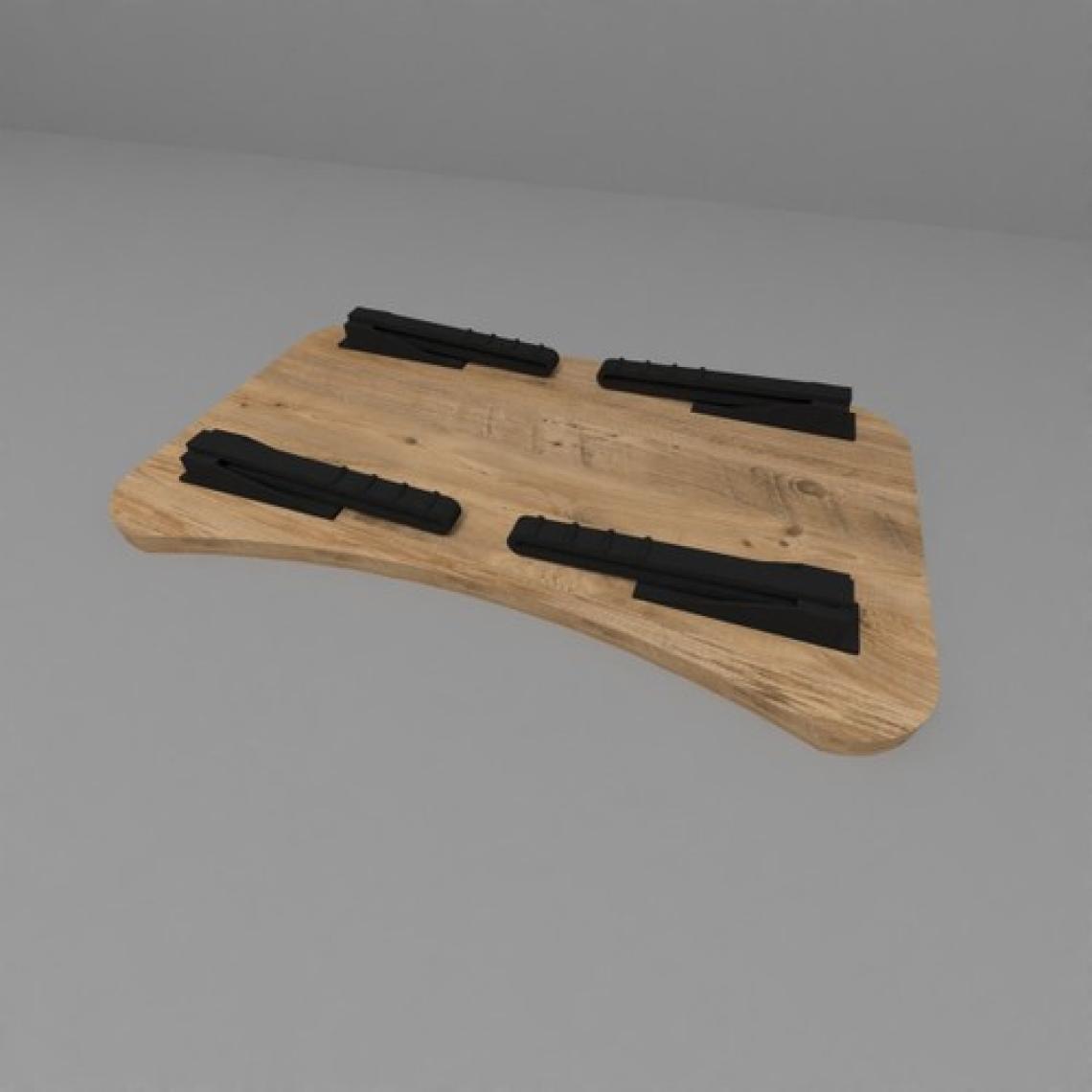 Furnature Design Katlanır Laptop Masası Sehpası Çalışma Yatak Kahvaltı Masası 60X35 cm Atlantik Çam