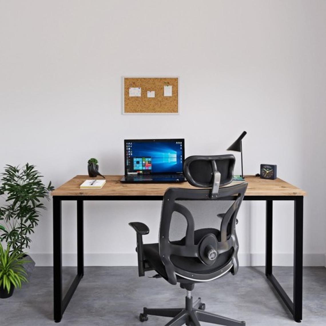 Ceramical MS1 Metal Ayaklı Çalışma Masası - 140cm - Çam