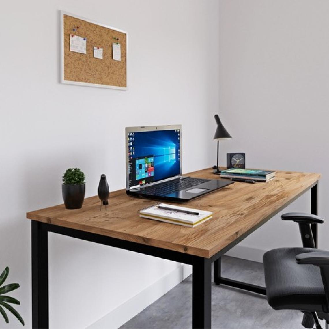 Ceramical MS1 Metal Ayaklı Çalışma Masası - 140cm - Çam