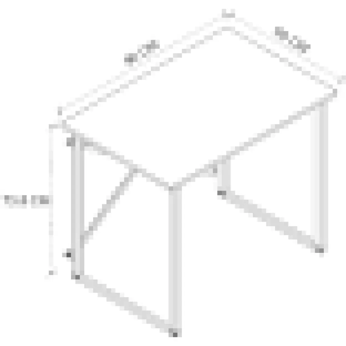 Bofigo 60X90 cm Çalışma Masası Bilgisayar Masası Ofis Ders Yemek Masası Beyaz