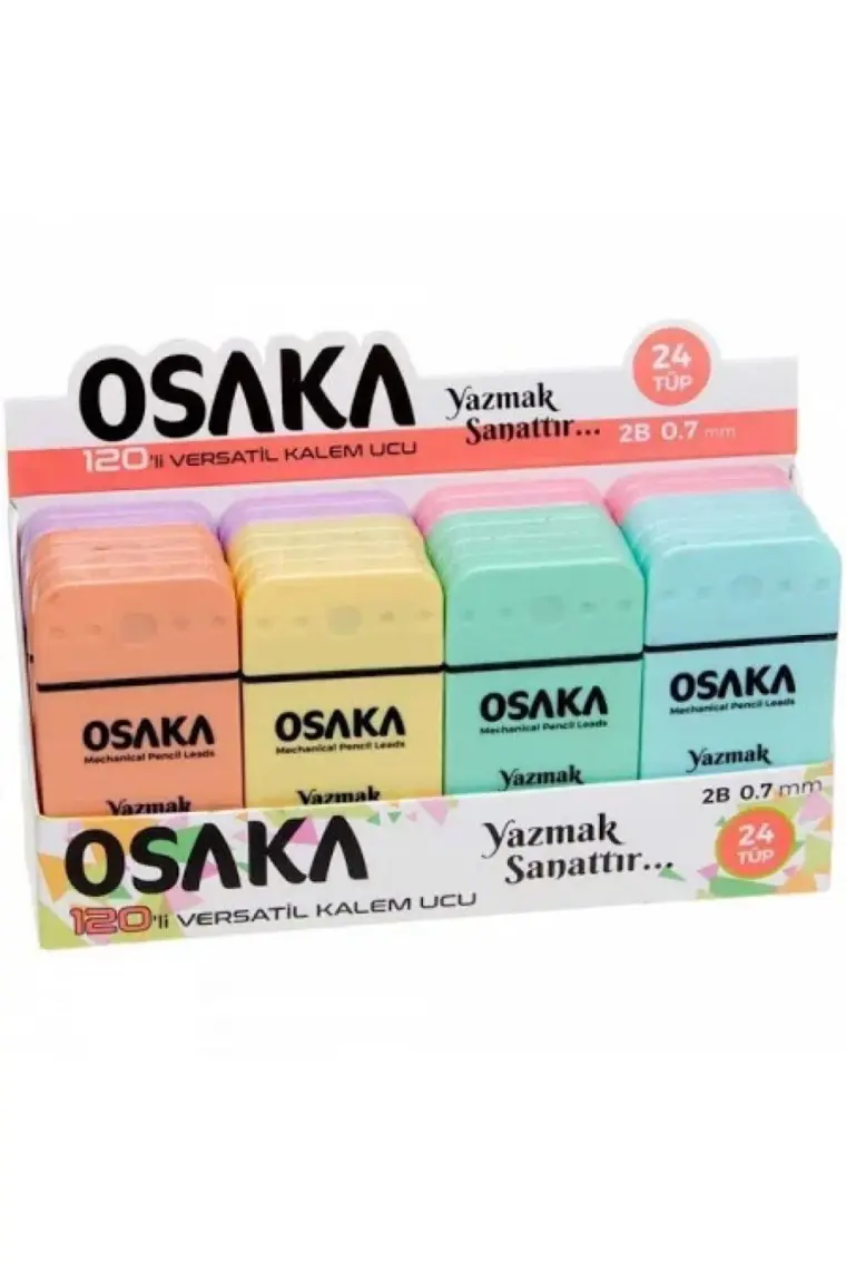 Osaka OKU-120P 0.7 120’LI Uç Pastel Renkler