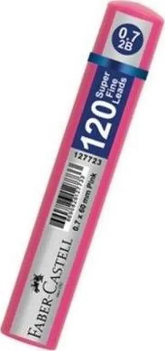 Faber-Castell 2b Grip Min 0.7 mm 60 mm Uç Rose 120'li