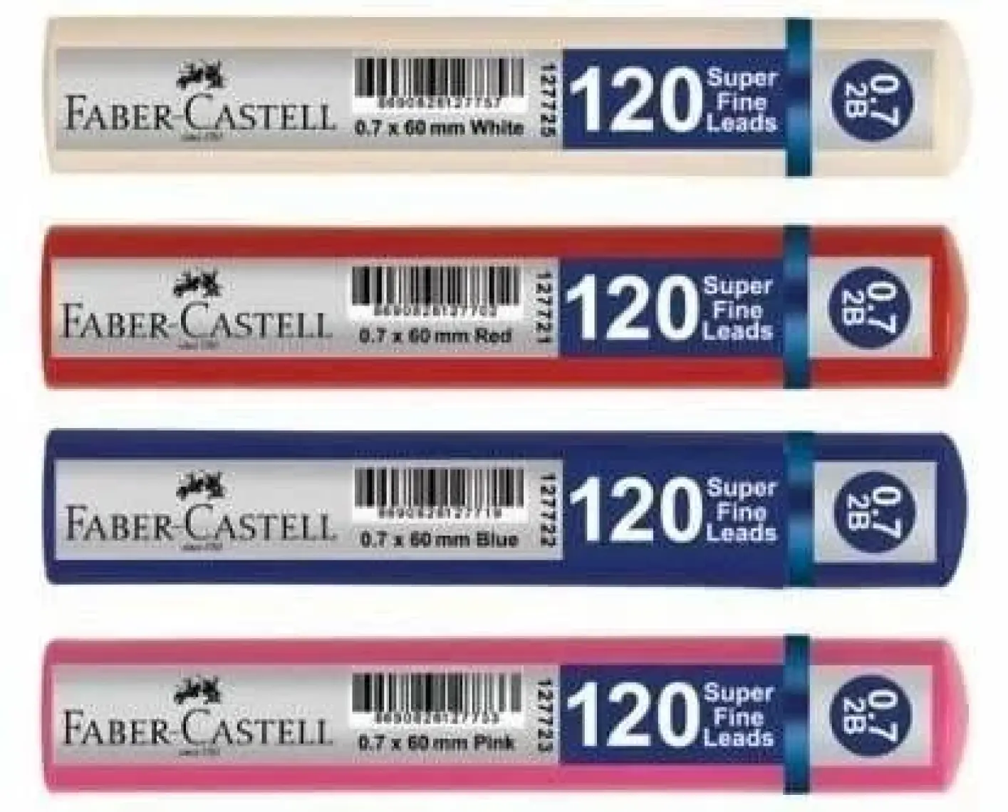 Faber-Castell 2b Grip Min 0.7 mm 60 mm Uç Rose 120'li