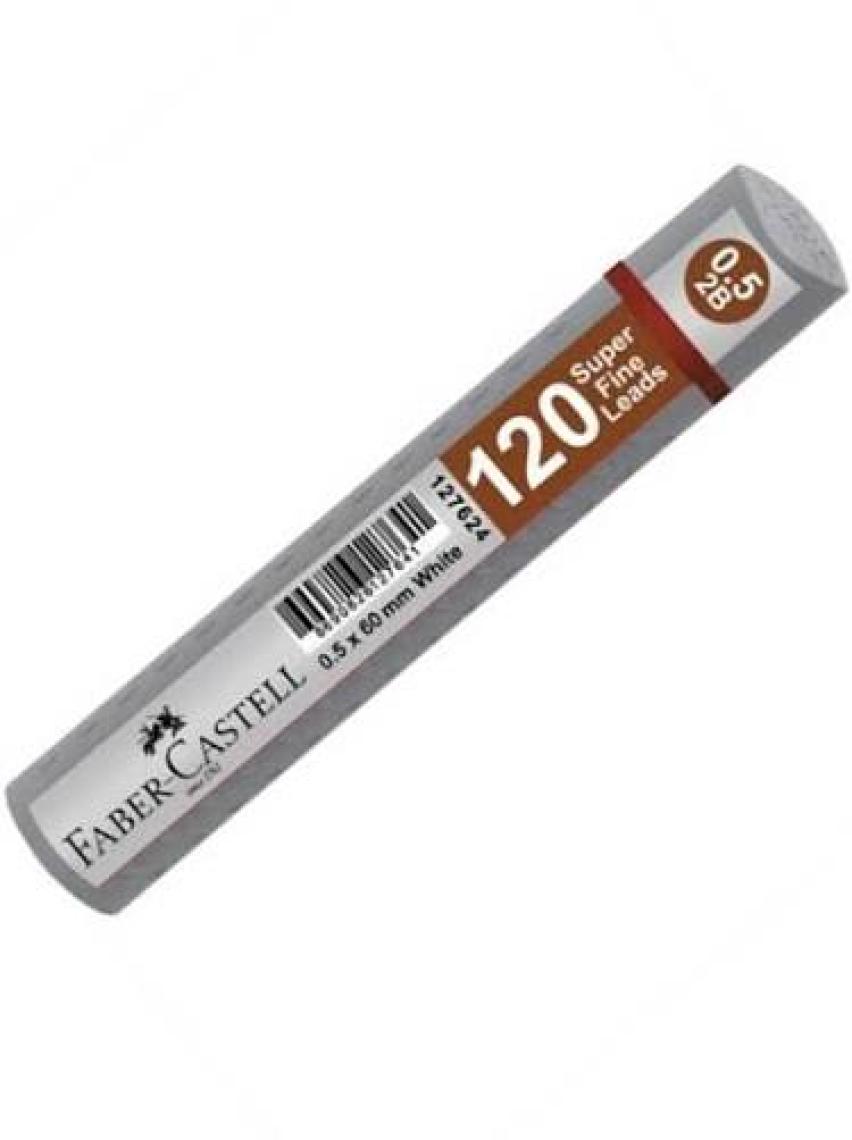 Faber-Castell 2b Grip Min 0.5 mm 60 mm Uç Gümüş 120'li