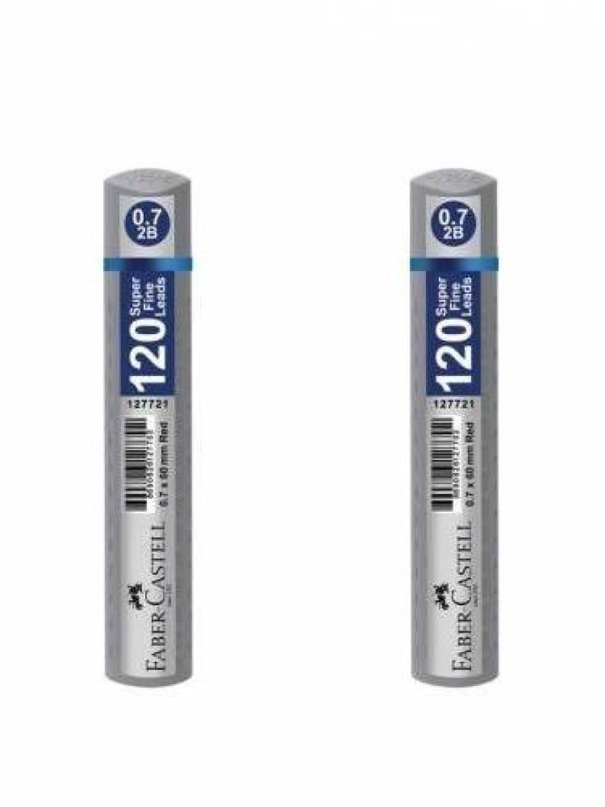 Faber-Castell 2b Grip Min 0.5 mm 60 mm Uç Gümüş 120'li
