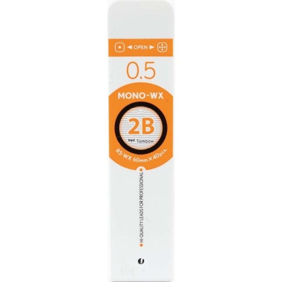 Tombow 40 Adet Turuncu Kalem Uçları 0.5mm Mono-WX Kapaklı
