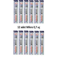 Mikro Min Kalem Ucu 0.7 Uc 2b Dereceli Cetvelli - 12 Li Paket