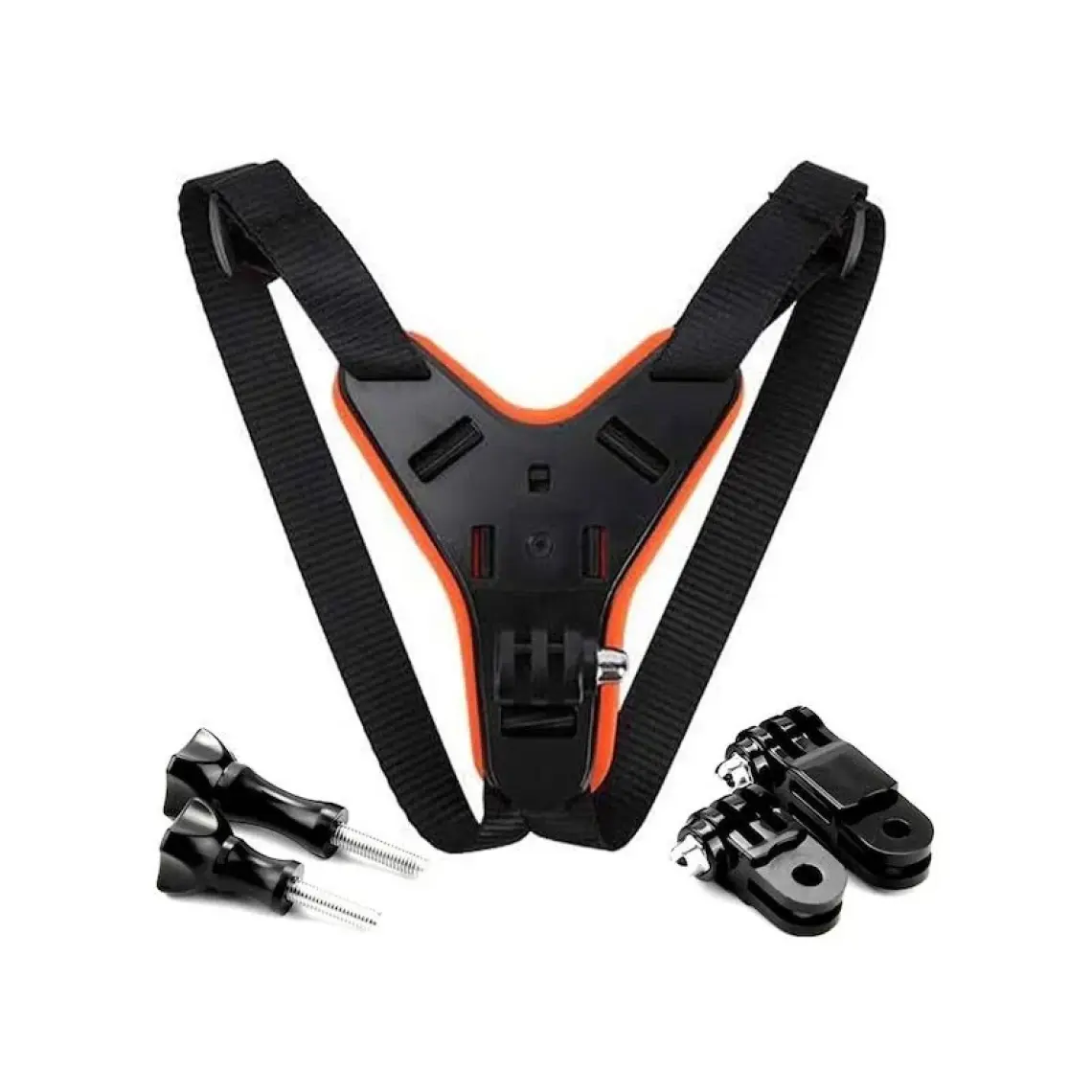 Gplus GP524 5 Parça Gopro Eken Sjcam Xiomi Aksiyon Kamera Tutuculu Jaw Mount Motor Kask Çene Tutma Aparatı 5 Parça Motor Kask Tutucu Set Mavi