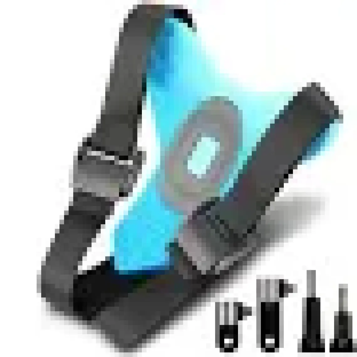 Gplus GP524 5 Parça Gopro Eken Sjcam Xiomi Aksiyon Kamera Tutuculu Jaw Mount Motor Kask Çene Tutma Aparatı 5 Parça Motor Kask Tutucu Set Mavi