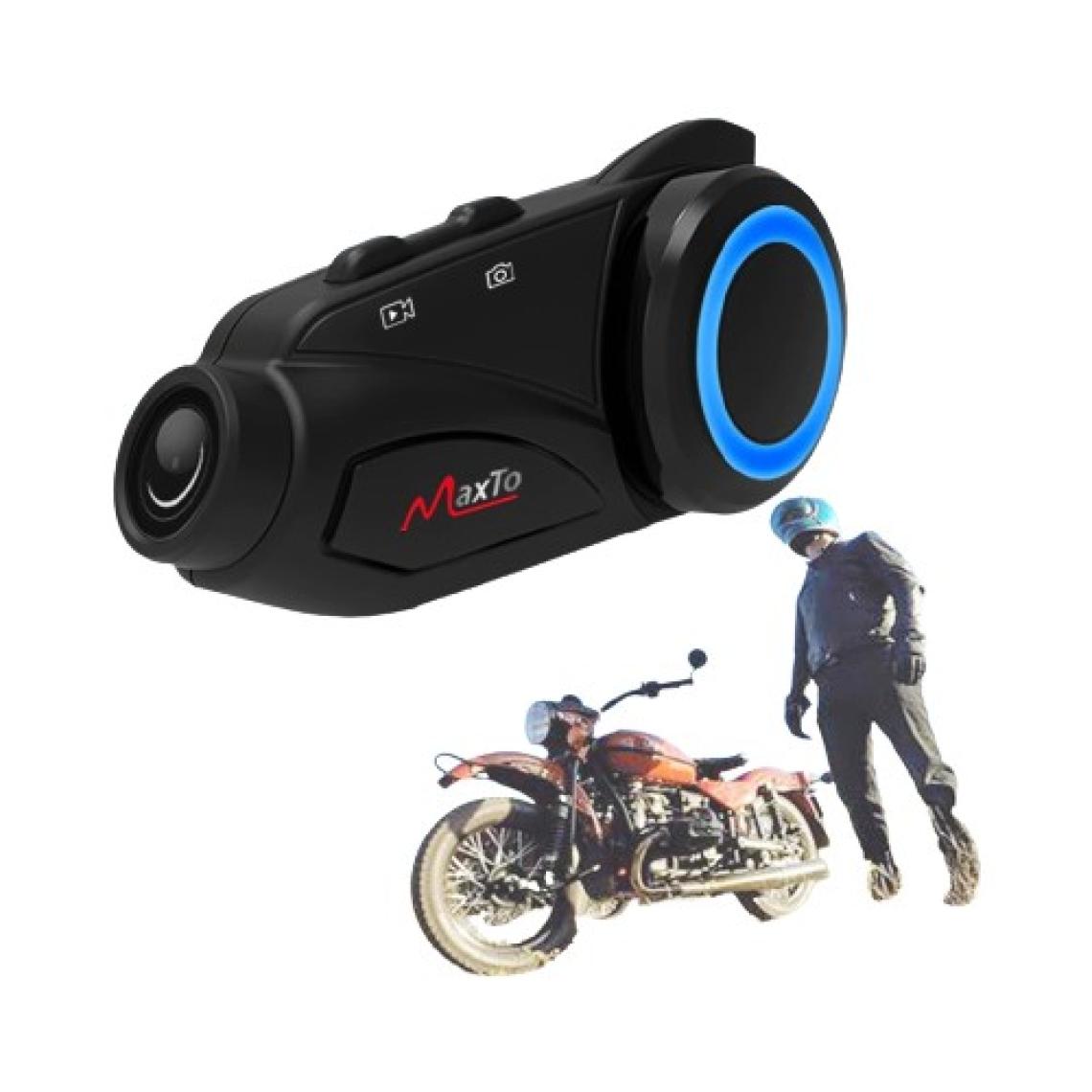 Kask Bluetooth Kulaklık Motosiklet Maxto M3 Kameralı Intercom