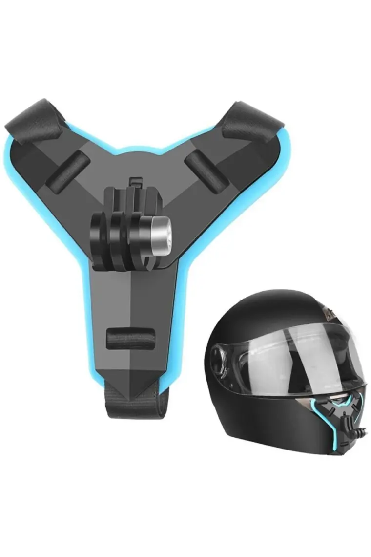 Gplus GP523 Eken H9R Sjcam SJ4000 Gopro 11 Xiaomi Aksiyon Kameralarla Uyumlu Jaw Mount Kask Bağlantı Aparatı Kask Çene Tutucu
