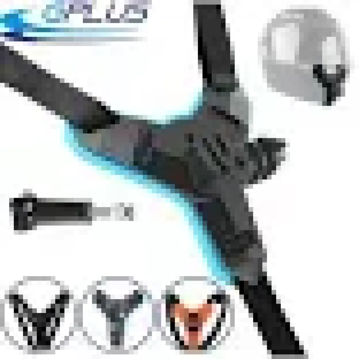 Gplus GP523 Eken H9R Sjcam SJ4000 Gopro 11 Xiaomi Aksiyon Kameralarla Uyumlu Jaw Mount Kask Bağlantı Aparatı Kask Çene Tutucu