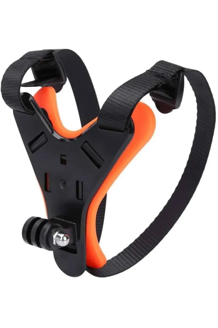 Gplus GP523 Eken H9R Sjcam SJ4000 Gopro 11 Xiaomi Aksiyon Kameralarla Uyumlu Jaw Mount Kask Bağlantı Aparatı Kask Çene Tutucu