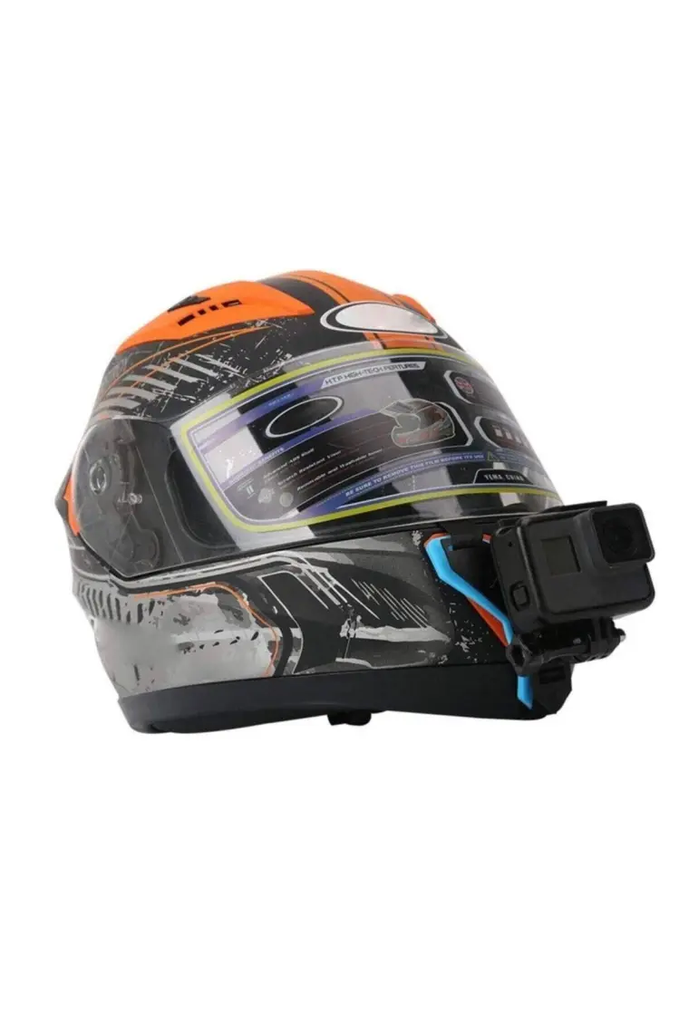 Gplus GP523 Eken H9R Sjcam SJ4000 Gopro 11 Xiaomi Aksiyon Kameralarla Uyumlu Jaw Mount Kask Bağlantı Aparatı Kask Çene Tutucu