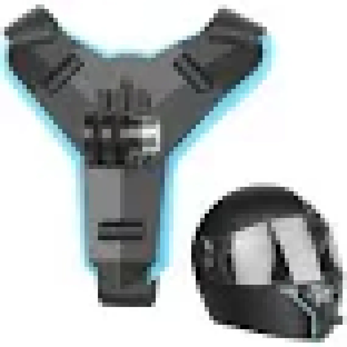Gplus GP523 Eken H9R Sjcam SJ4000 Gopro 11 Xiaomi Aksiyon Kameralarla Uyumlu Jaw Mount Kask Bağlantı Aparatı Kask Çene Tutucu