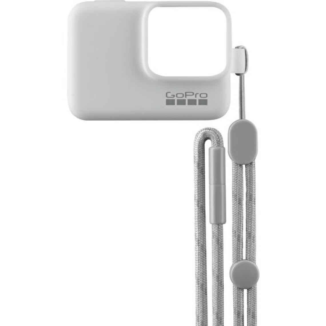 GoPro Bileklik + Boyunluk (Beyaz) Sleeve + Lanyard