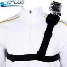 Gplus GP199 Gopro Hero 10 Eken H9R Sjcam SJ4000 M10 Xiaomi Yi Aksiyon Kamera Uyumlu Kalın Omuz Bağlantı Kemeri Chest Belt Shoulder Strap