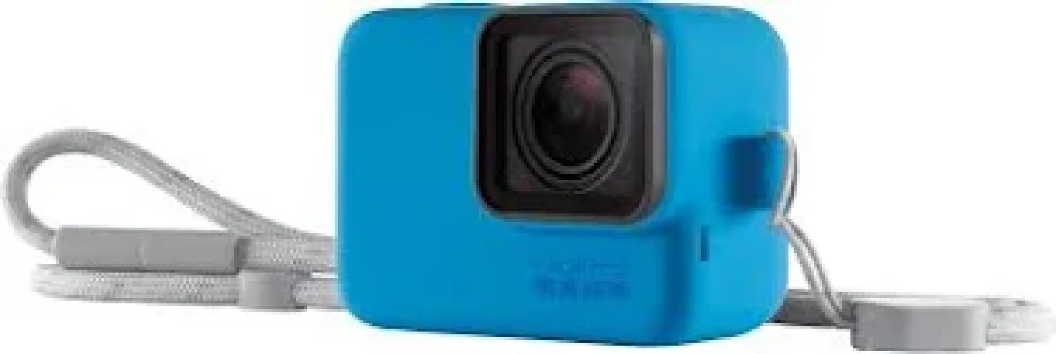 GoPro Bileklik + Boyunluk (Mavi) Sleeve + Lanyard