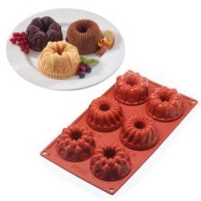 Silikon Pasta Kek Kalıbı 6'lı Myb-