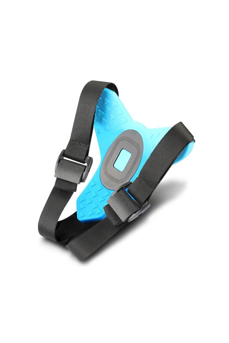 Gplus GP524 5 Parça Gopro Eken Sjcam Xiomi Aksiyon Kamera Tutuculu Jaw Mount Motor Kask Çene Tutma Aparatı 5 Parça Motor Kask Tutucu Set Mavi