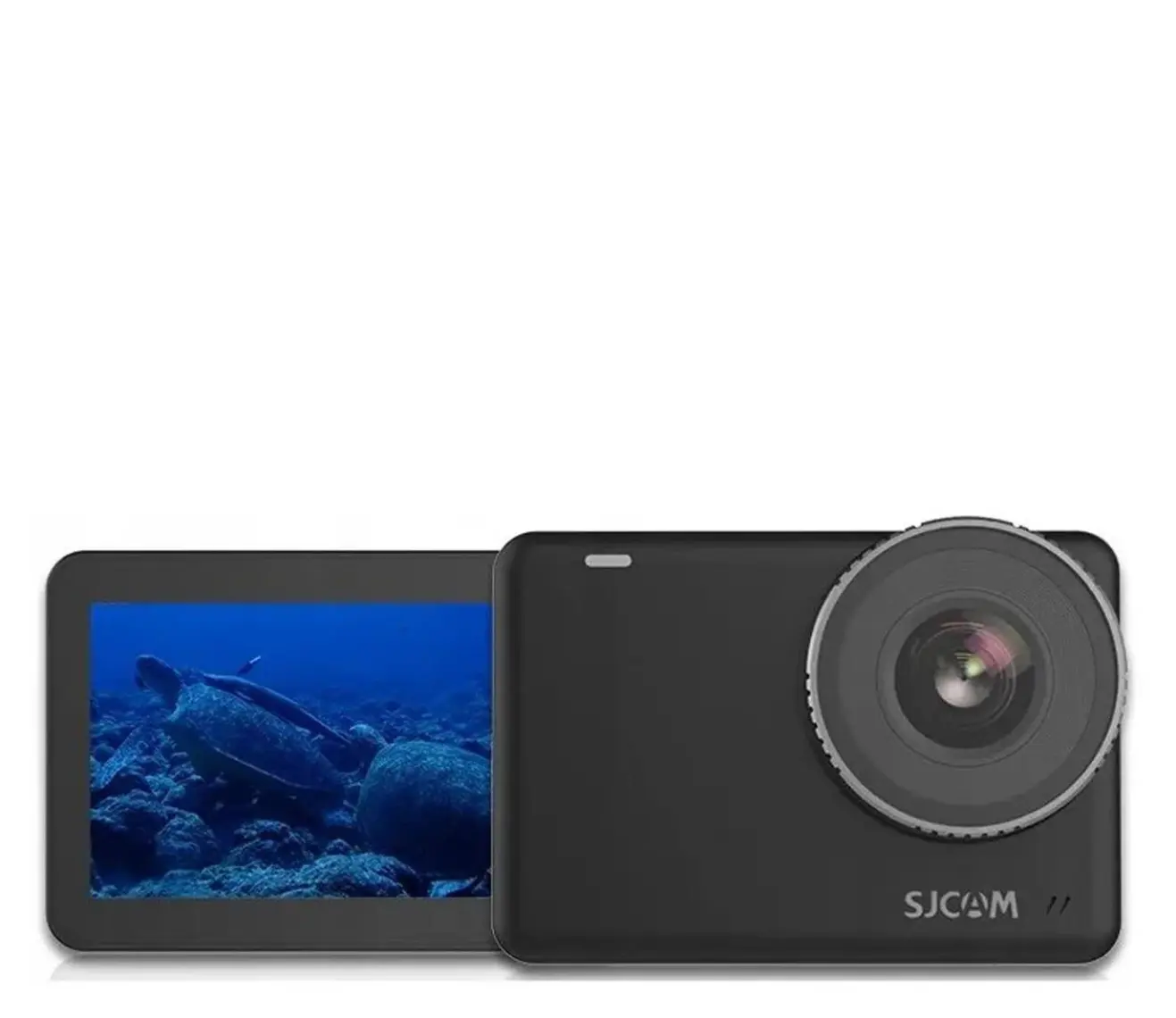 SJCAM SJ10 PRO 4K60 FPS 20MP 5GHz WiFi UHD 8X Dijital Zoom 150° FPV Geniş Açı 2.33” Geniş Ekran Canlı Yayın 240FPS Ağır Çekim 6 Eksenli Jiroskop EIS H.265 1300mAh Batarya Aksiyon Kamerası Siyah