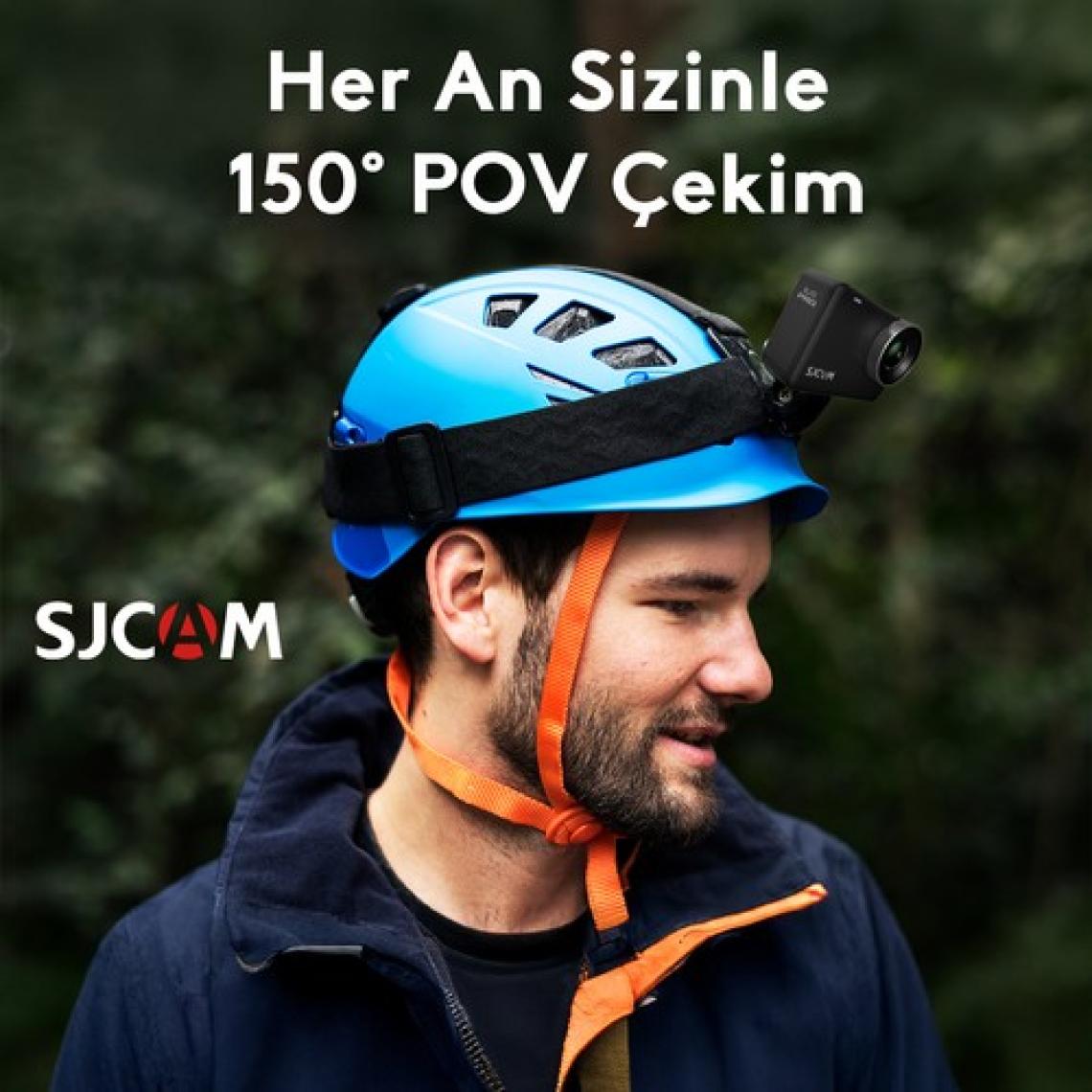 SJCAM SJ10 PRO 4K60 FPS 20MP 5GHz WiFi UHD 8X Dijital Zoom 150° FPV Geniş Açı 2.33” Geniş Ekran Canlı Yayın 240FPS Ağır Çekim 6 Eksenli Jiroskop EIS H.265 1300mAh Batarya Aksiyon Kamerası Mavi