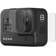 Hero8 Black Tempered Glass Lens + Screen Protectors (hero8 Lens Ve Ekran Koruyucu)