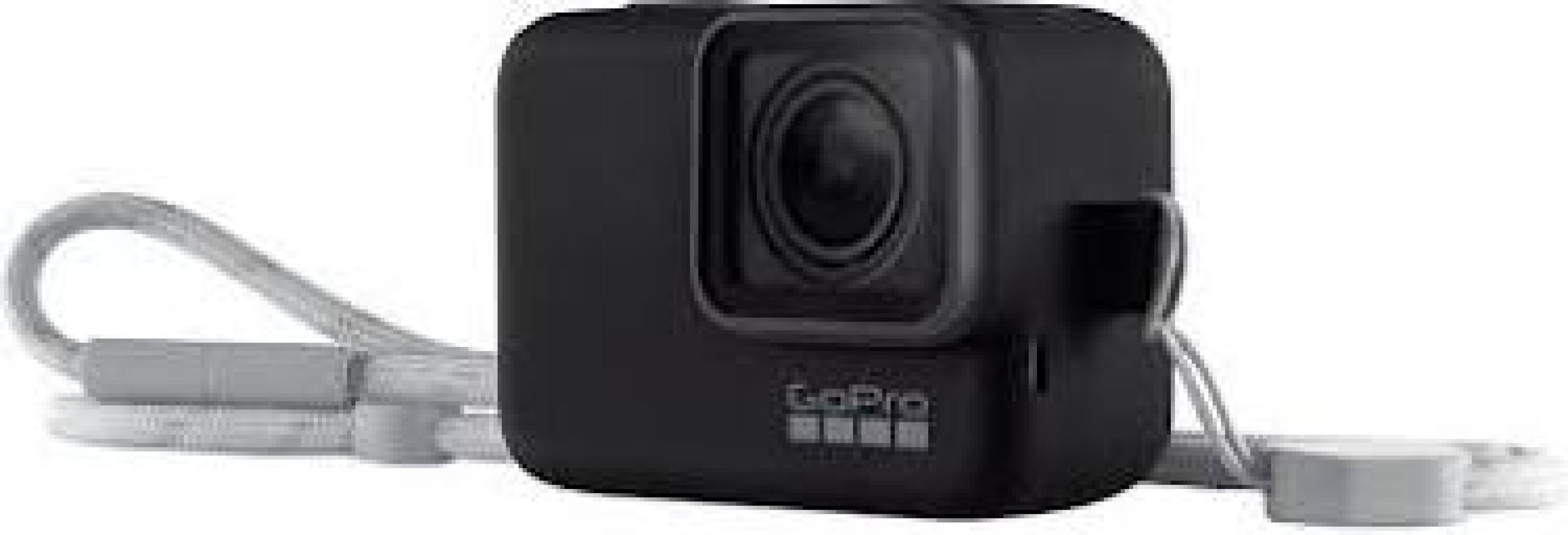 GoPro Bileklik + Boyunluk (Siyah) Sleeve + Lanyard
